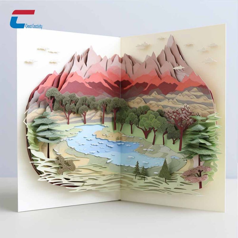 Landscape Folded Card | Printable Photos or Drawings - CXJ Card Factory