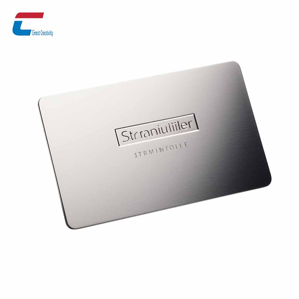 Stainless Steel Business Cards | Custom & Wholesale - CXJ Card Factory